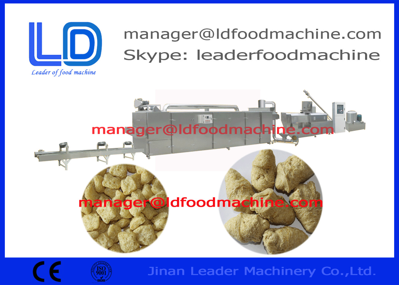 pindamaaltijd/van de sojaboonmaaltijd voedselproductielijn, de machine 150kg/h 500kg/h van het sojagoudklompje