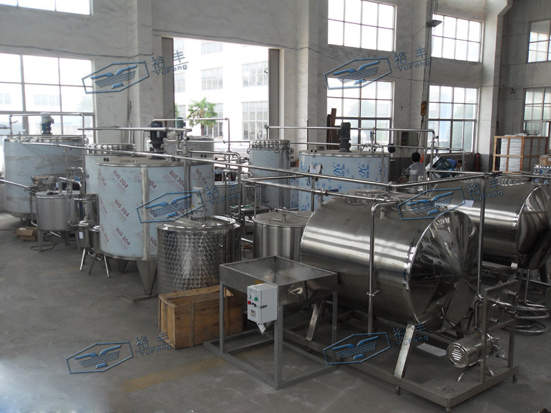 De stoom die van SUS 304 Juice Processing Equipment mengt lijn verwarmen